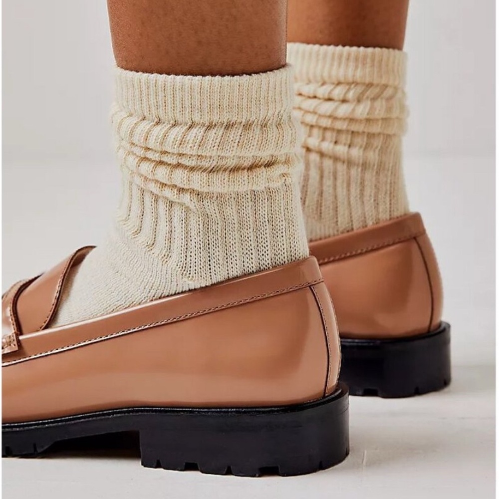 Free People Liv Loafers / Camel NWOB Size 38/8 - Picture 8 of 13